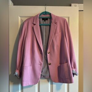 Talbots woman pink Blazer with Pockets